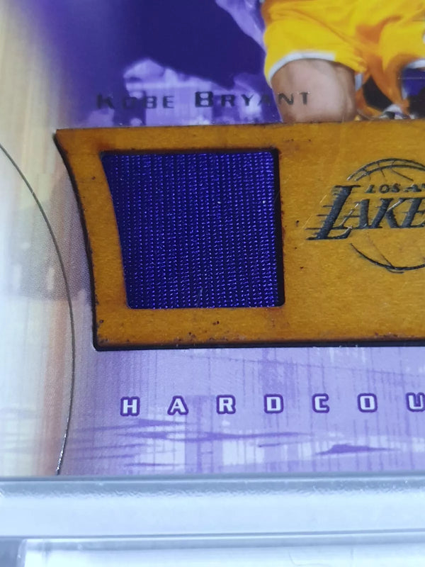 2003 Upper Deck Hardcourt Kobe Bryant JERSEY PATCH & GAME FLOOR - Rare Gem