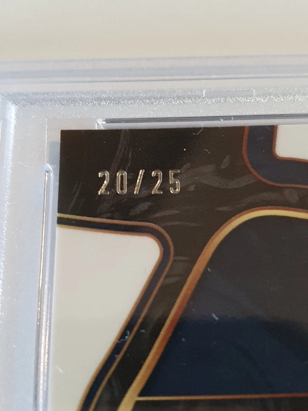 2022 Panini Select Anthony Edwards #246 BLUE DISCO /25 Holo - PSA 9 (POP 3)