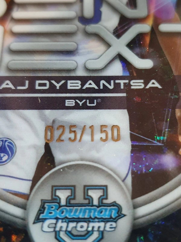 2025 Bowman U Chrome AJ Dybantsa Rookie #GN-1 MINI DIAMOND /150 Refractor RC