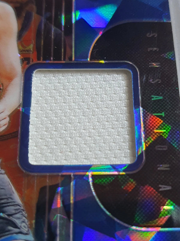 2019 Prizm Dirk Nowitzki #PATCH GREEN CRACKED ICE /56 Game Worn Jersey - Rare