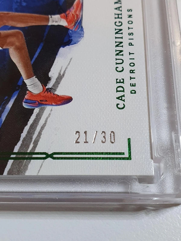 2022 Panini Impeccable Cade Cunningham #94 GREEN /30 Edition - Ready to Grade