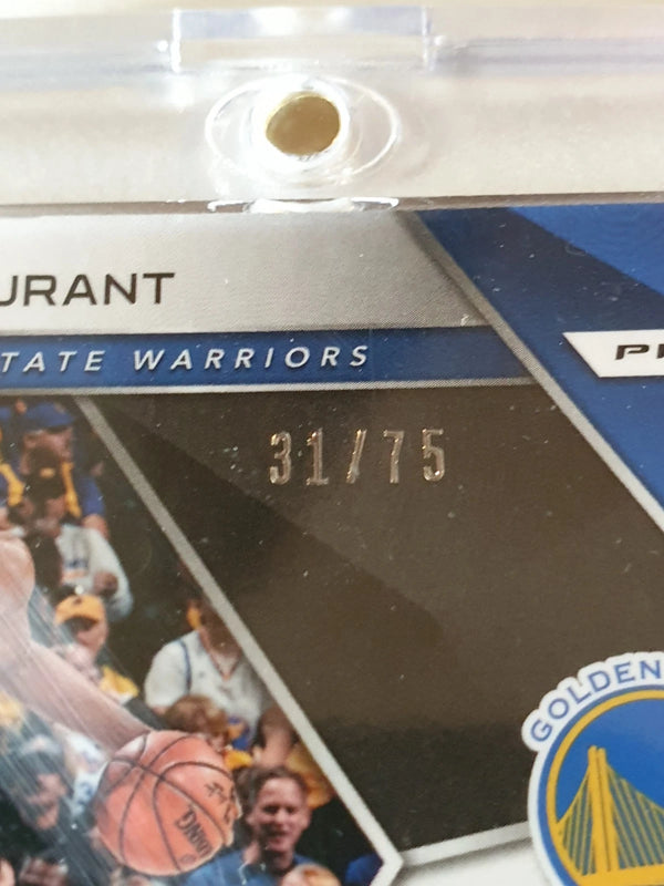 2018 Panini Spectra Kevin Durant #75 NEON BLUE /75 Holo - Ready to Grade