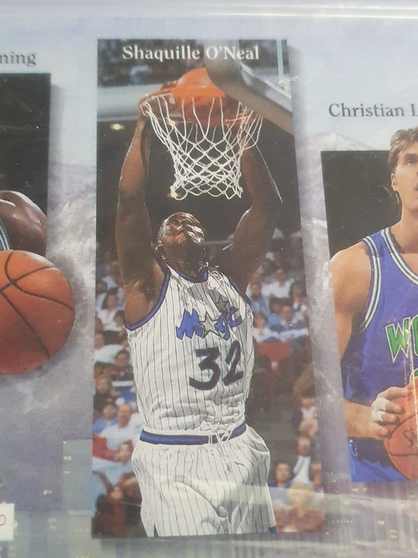 1993 UD NBA Rookie Standouts /8500 Jumbo Shaquille O'Neal Alonzo Mourning