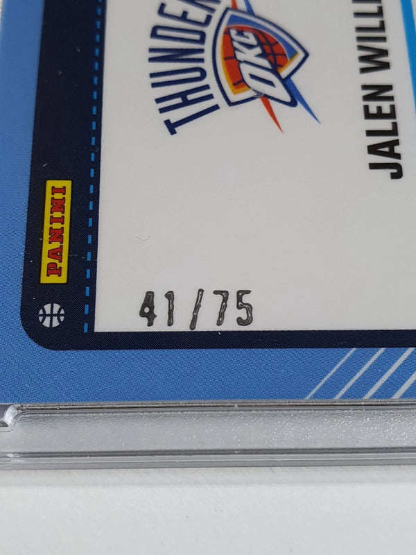 2024 Panini Donruss Optic Jalen Williams #225 BLUE SHIMMER /75 Holo - Rare