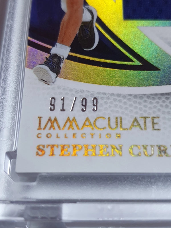 2024 Panini Immaculate Stephen Curry #PATCH /99 Game Worn Jumbo Jersey - Rare