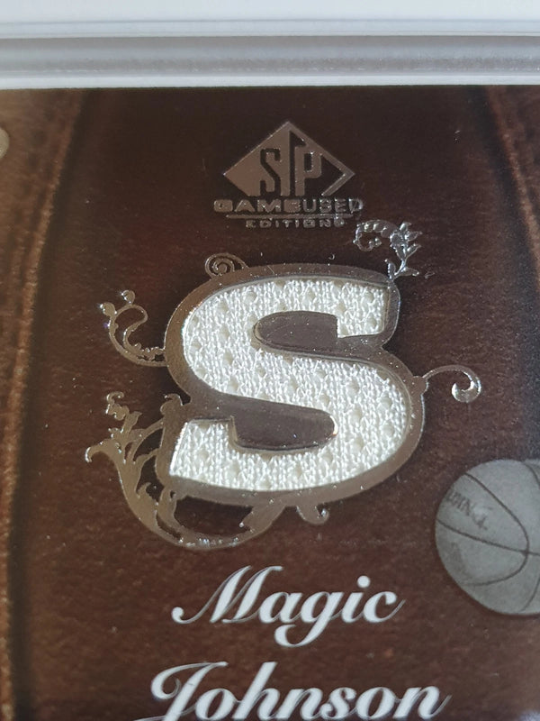 2007 UD SP Game Used Magic Johnson #PATCH Game Worn Jersey - Ready to Grade