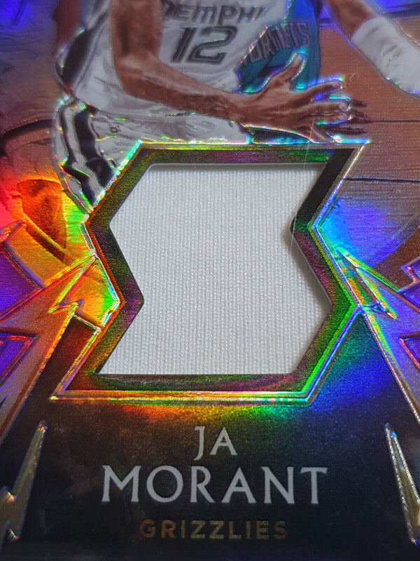 2019 Select Ja Morant Rookie #PATCH PURPLE /99 Sparks Worn Jersey RC - Rare