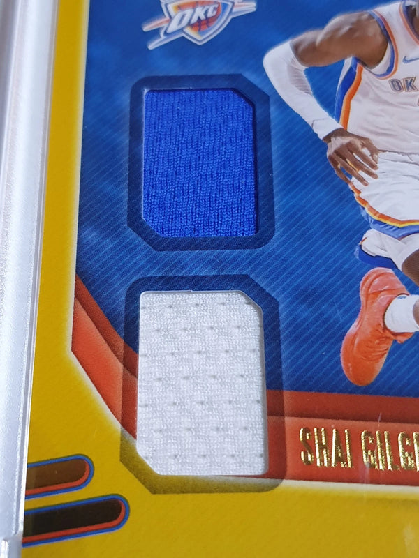 2020 Panini Absolute Shai Gilgeous-Alexander #PATCH Game Worn Dual Jerseys