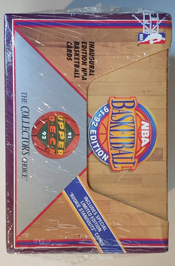 1991-92 Upper Deck NBA Basketball Inaugural Edition Jumbo Packs Box - Sealed