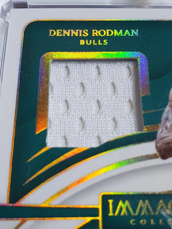 2023 Immaculate Dennis Rodman Toni Kukoc #PATCH /99 Game Worn Dual Jerseys