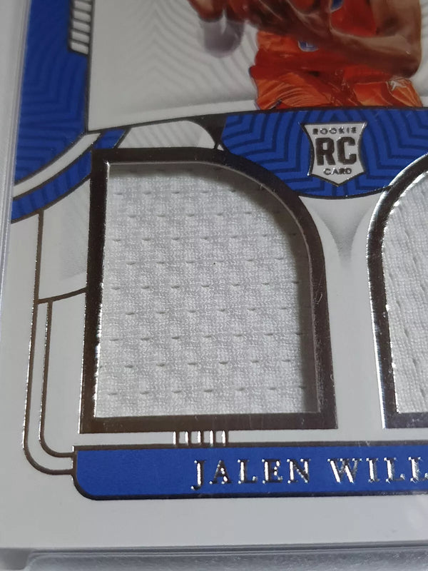 2022 National Treasures Jalen Williams Rookie #PATCH /99 Dual Jerseys RC - Rare