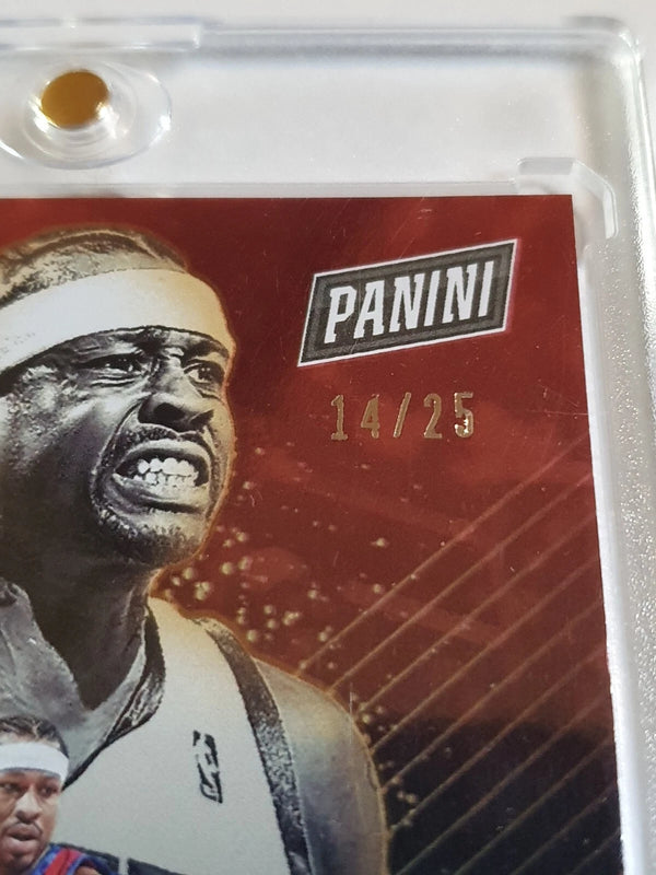 2024 Panini Allen Iverson 53 PURPLE /25 Holo Player of the Day - Ready to Grade