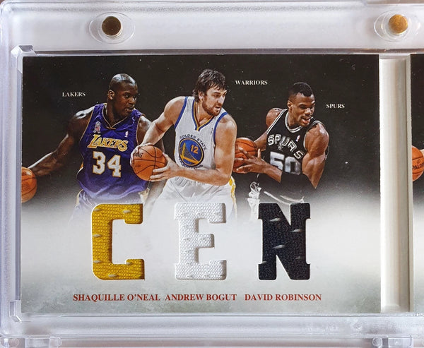 2012 Preferred Booklet /199 Six Jersey Patches Shaquille Robinson Olajuwon