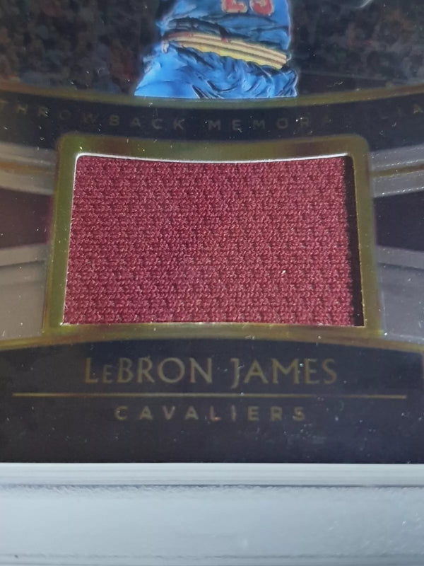 2018 Panini Select LeBron James #PATCH Game Worn Jersey - PSA 9 (POP 11)