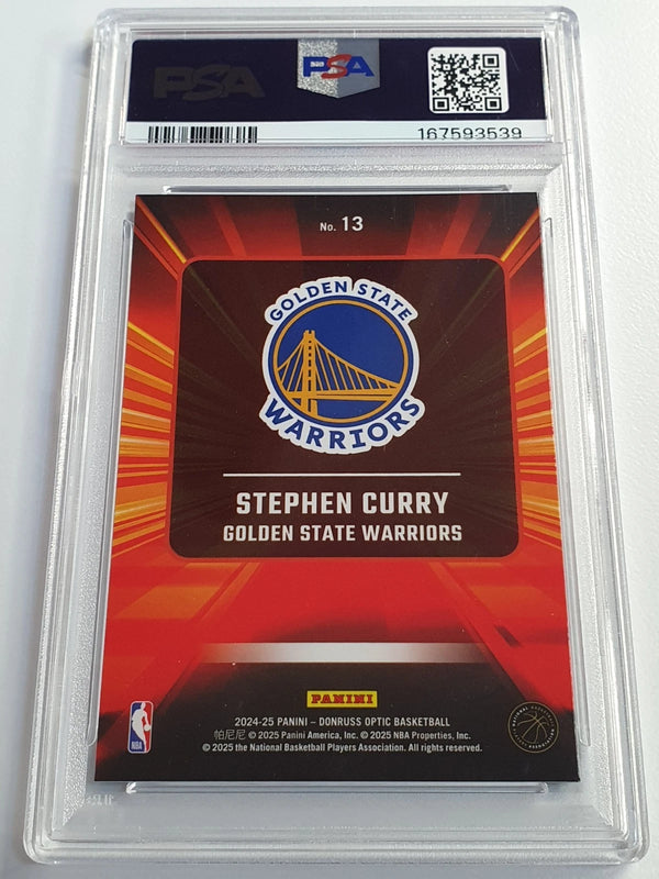 2024 Panini Donruss Optic Stephen Curry #13 Express Lane - PSA 9 (POP 6)