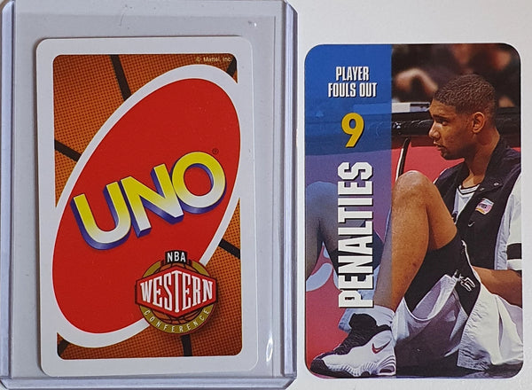 2006 Uno NBA Western Conference Tim Duncan DRAW 4 - Ready to Grade