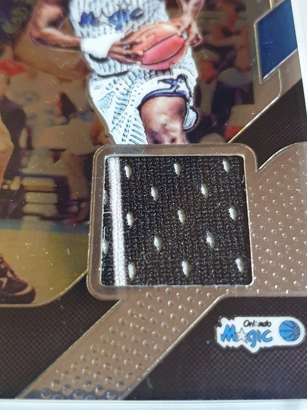 2018 Panini Prizm Shaquille O'Neal #PATCH Game Worn 2 Color Striped Jersey Rare