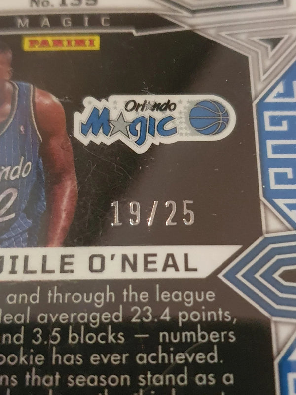 2022 Obsidian Shaquille O'Neal /25 ELECTRIC ETCH GREEN FLOOD - PSA 9 (POP 3)