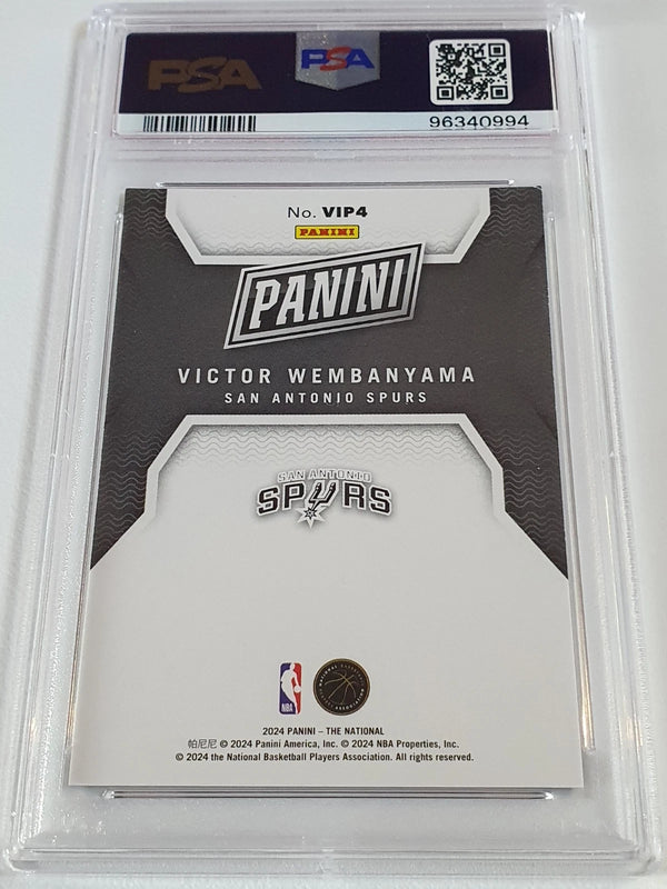 2024 Panini NSCC VIP Victor Wembanyama Rookie #VIP4 RC - PSA 9 (Low POP)