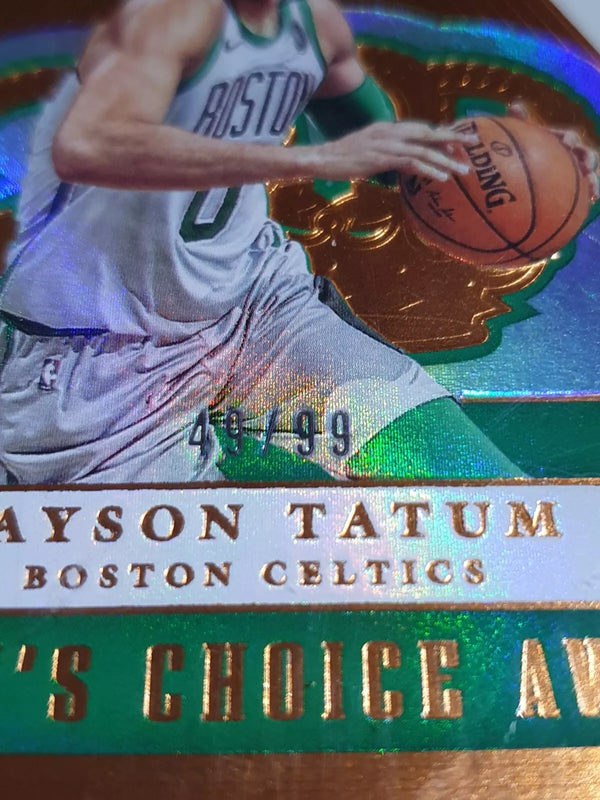 2017 Crown Royale Jayson Tatum Rookie #PC16 /99 Die-Cut RC - PSA 9 (POP 5)