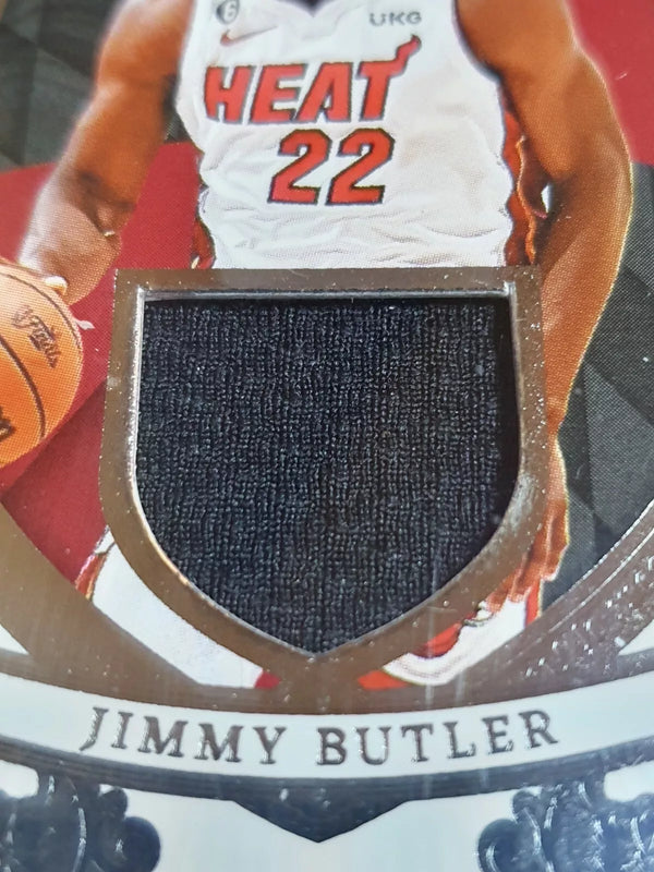 2023 Panini Crown Royale Jimmy Butler #PATCH Game Worn Jersey Die-Cut - Rare