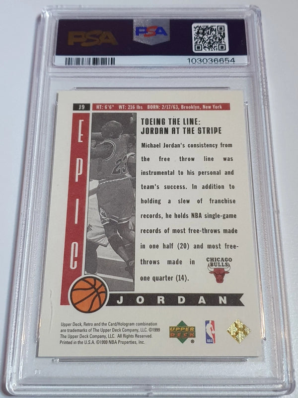 1999 Upper Deck Retro Michael Jordan #J9 Epic Jordan - PSA 9 (POP 19)