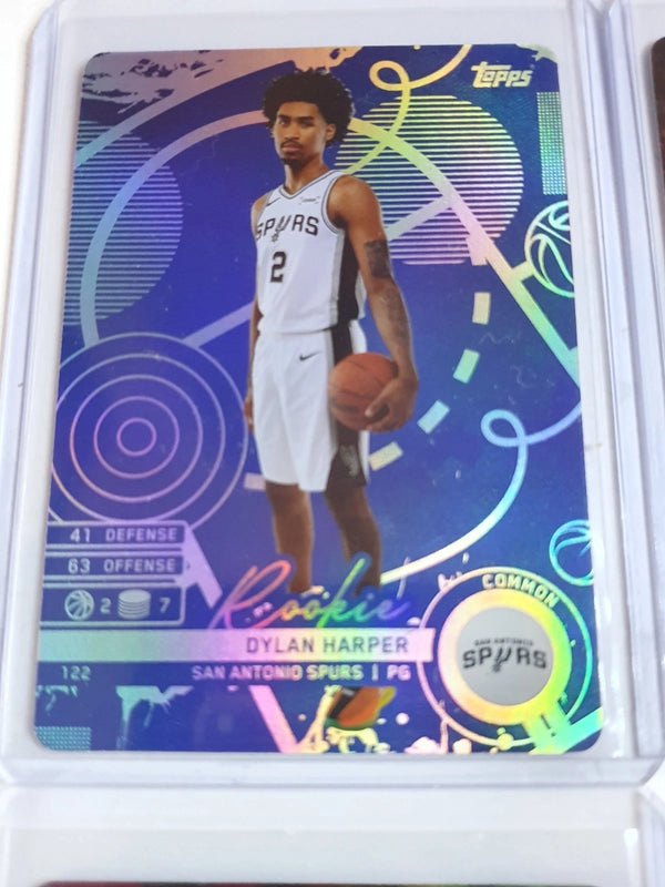 2025 Topps Match Attax Dylan Harper Lot of 4 x Rookie #122 #HP-HD #BB-DH - Rare