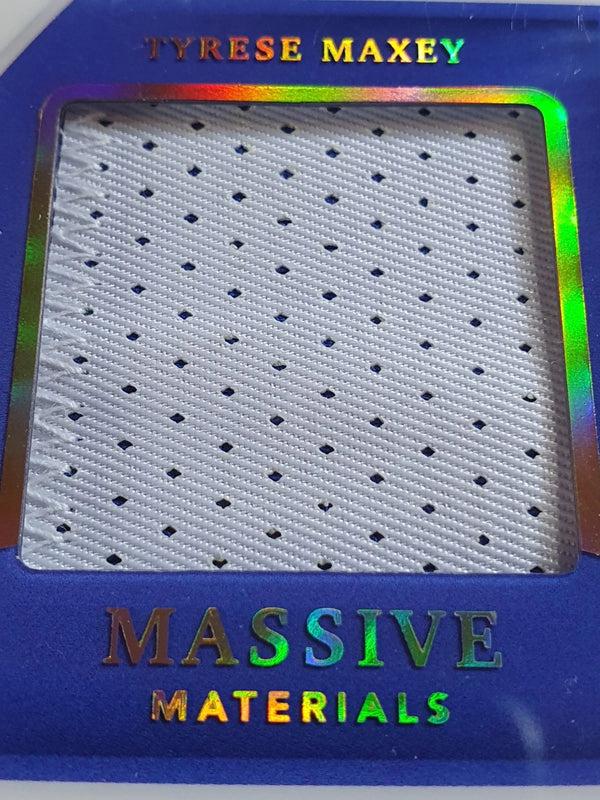 2020 Immaculate Collection Tyrese Maxey Rookie #PATCH /25 Jumbo Jersey RC - Rare