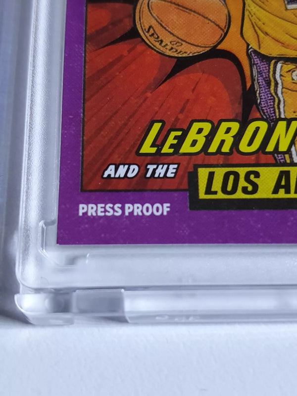 2021 Panini Donruss LeBron James #2 PRESS PROOF PURPLE Net Marvels - Rare