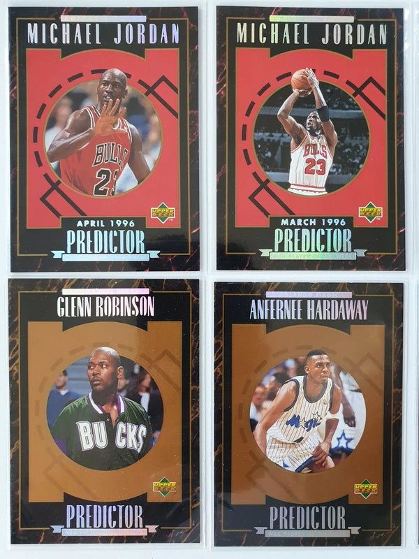 1995 Upper Deck Michael Jordan Predictor: MVP (Set of 10 Cards) - Good Condition