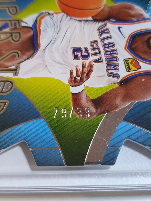 2024 Panini Silhouette Shai Gilgeous-Alexander #21 SILVER /99 Die-Cut Superstars