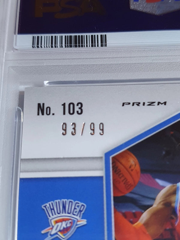2020 Mosaic Shai Gilgeous-Alexander #103 BLUE MOSAIC /99 Holo - PSA 9 (POP 3)