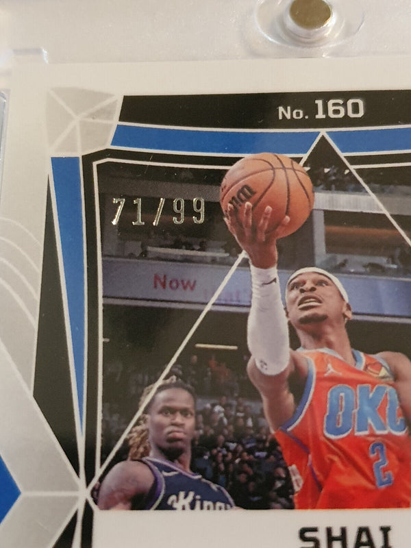 2023 Obsidian Shai Gilgeous-Alexander #160 ELECTRIC ETCH ORANGE FLOOD /99 Holo