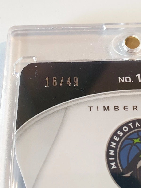 2024 Totally Certified Anthony Edwards #126 PURPLE PLATINUM MIRROR /49 Die-Cut