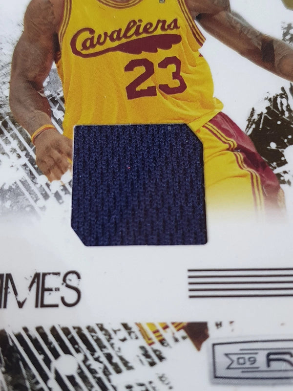 2009 Rookies & Stars LeBron James #PATCH GOLD /250 Game Worn Jersey - Rare