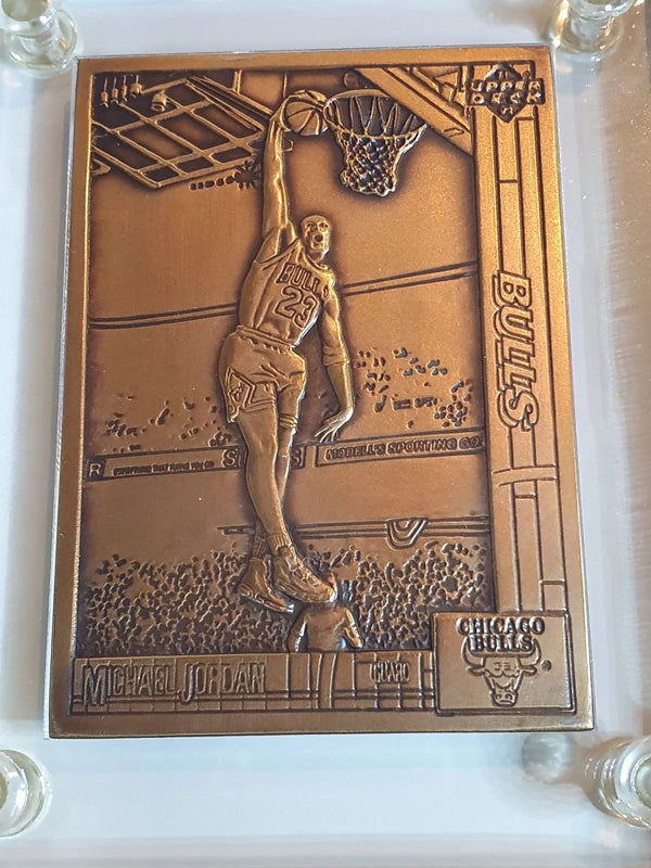 1996 Upper Deck Michael Jordan BRONZE CARD /5000 Highland Mint - With COA