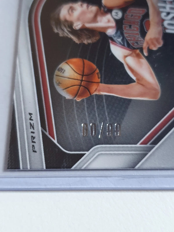 2024 Panini Prizm Black Josh Giddey #126 PURPLE /99 Holo Bulls - Ready to Grade