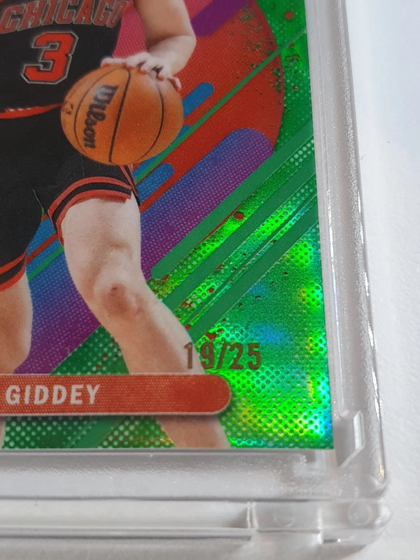 2025 Topps Finest Josh Giddey #234 RARE GREEN /25 Refractor (Bulls) - Rare