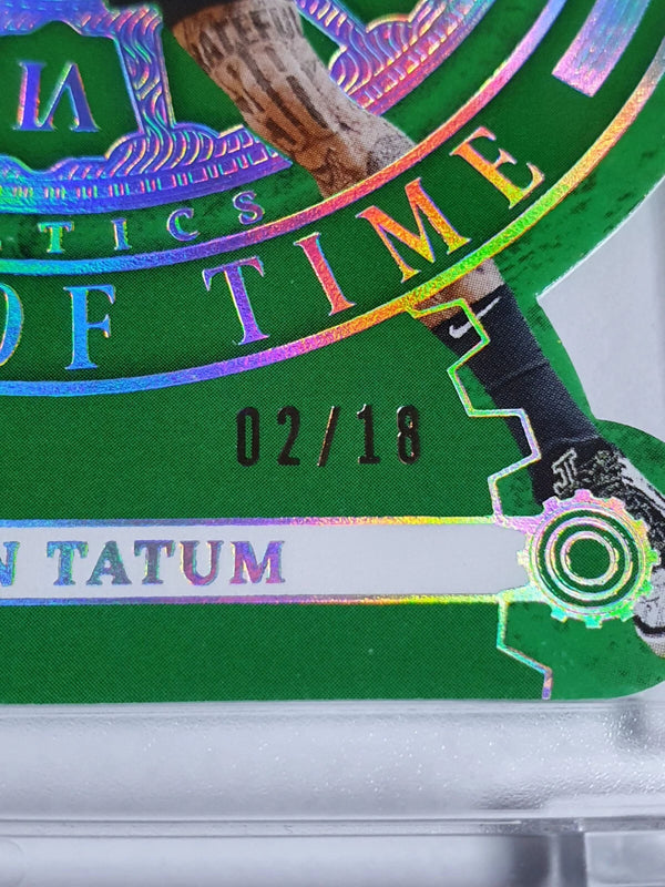 2023 Panini Crown Royale Jayson Tatum #2 SILVER /18 Die-Cut Test of Time - Rare