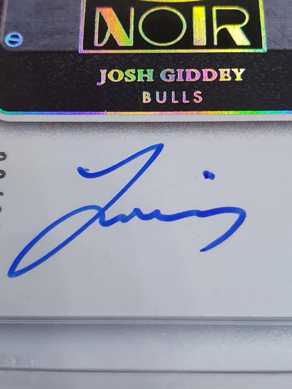 2024 Noir Josh Giddey AUTO /99 Snapshot Signatures (Bulls) - On Card Autograph