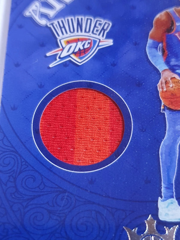 2020 Court Kings Shai Gilgeous-Alexander #PATCH Game Worn 2 Color Jersey - Rare
