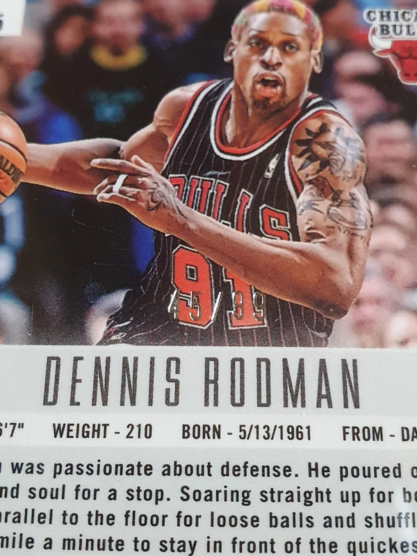2023 Panini Prizm Deca Dennis Rodman #265 PURPLE /99 Holo - Ready to Grade