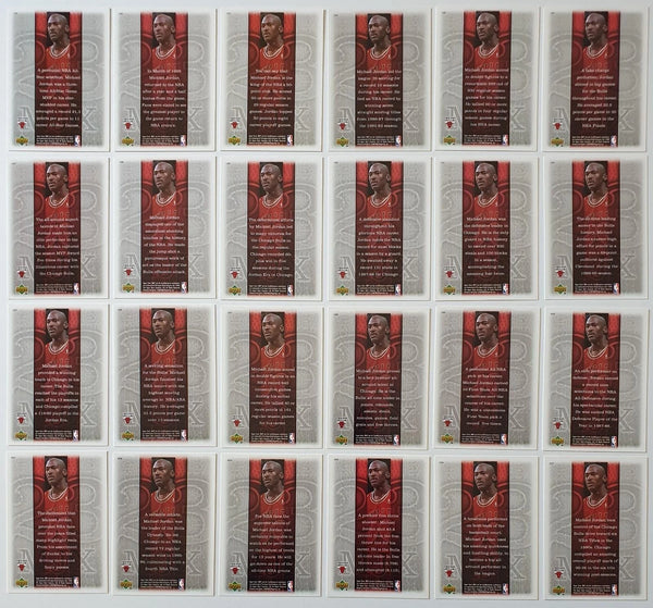 Lot of 24 x 1999 Upper Deck MVP Michael Jordan 