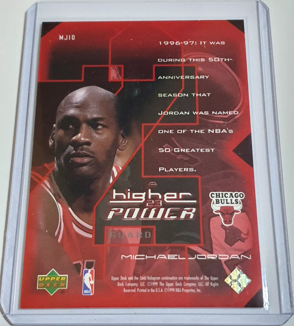 1998 UD Michael Jordan Higher Power #MJ10 HOLO Insert - Ready to Grade