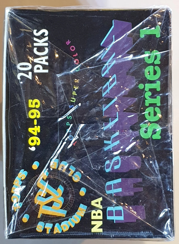 1994-95 Topps Stadium Club NBA Basketball Series 1 Jumbo Box - Factory Sealed