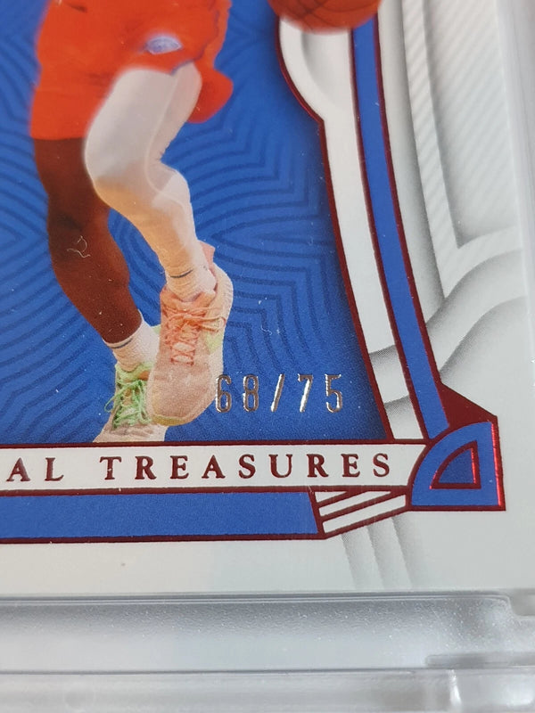 2022 National Treasures Shai Gilgeous-Alexander #62 RED /75 Foil Edition - Rare