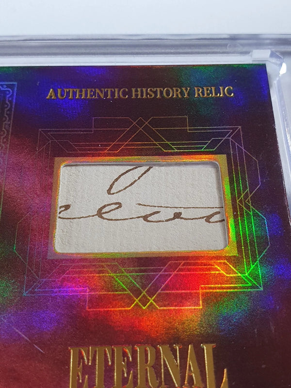 2024 Eternal Abraham Lincoln #RELICS RED /25 Authentic History Relic - Sealed