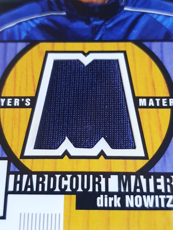 2004 Upper Deck Hardcourt Dirk Nowitzki #PATCH Game Worn Jersey - Rare
