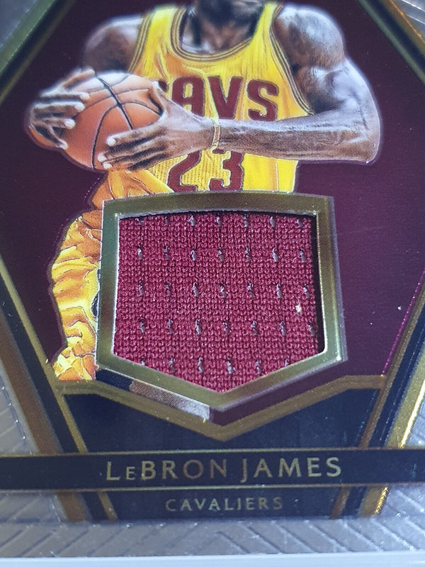 2015 Select LeBron James #PATCH /60 Game Worn Jersey - PSA 9 (POP 1)