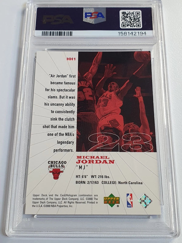1999 Upper Deck Legends Michael Jordan #HH1 History's Heroes - PSA 8 (POP 28)